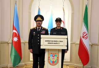 Azerbaijan's defense minister, Iran's chief of General Staff of Armed Forces hold phone talks