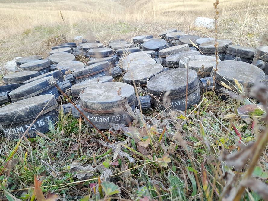 В Дашкесане обезврежены мины, закопанные в целях совершения провокации (ФОТО)