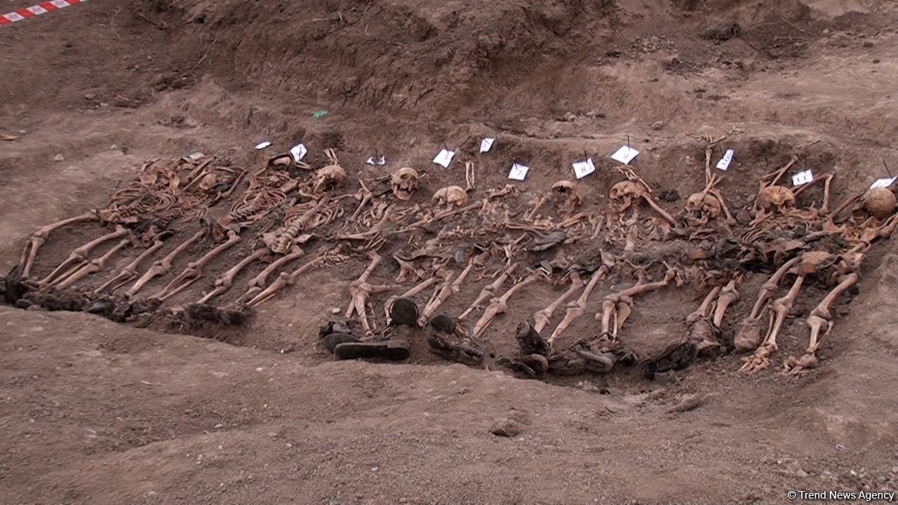 Footage of mass burial in Khojavand demonstrates war crimes of Armenia (VIDEO)