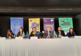 Press conference dedicated to European youth days takes place in Baku