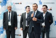 Как в аэропорту Самарканда торжественно встретили первый рейс из Баку – репортаж (ВИДЕО, ФОТО)