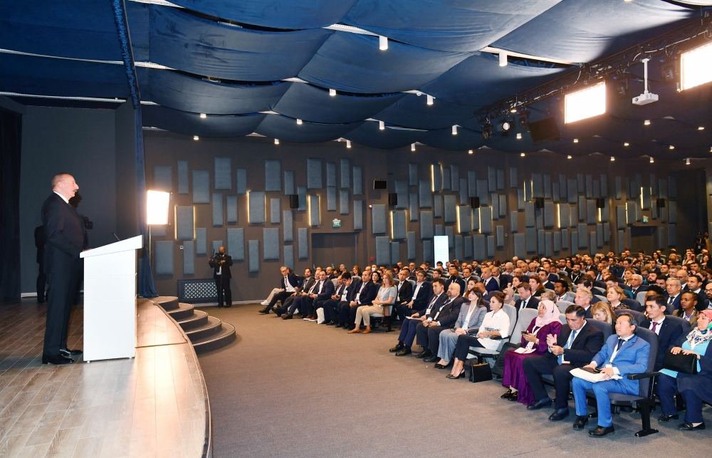 President Ilham Aliyev, First Lady Mehriban Aliyeva attend opening ceremony of Azerbaijan National Urban Planning Forum in Aghdam (PHOTO/VIDEO)