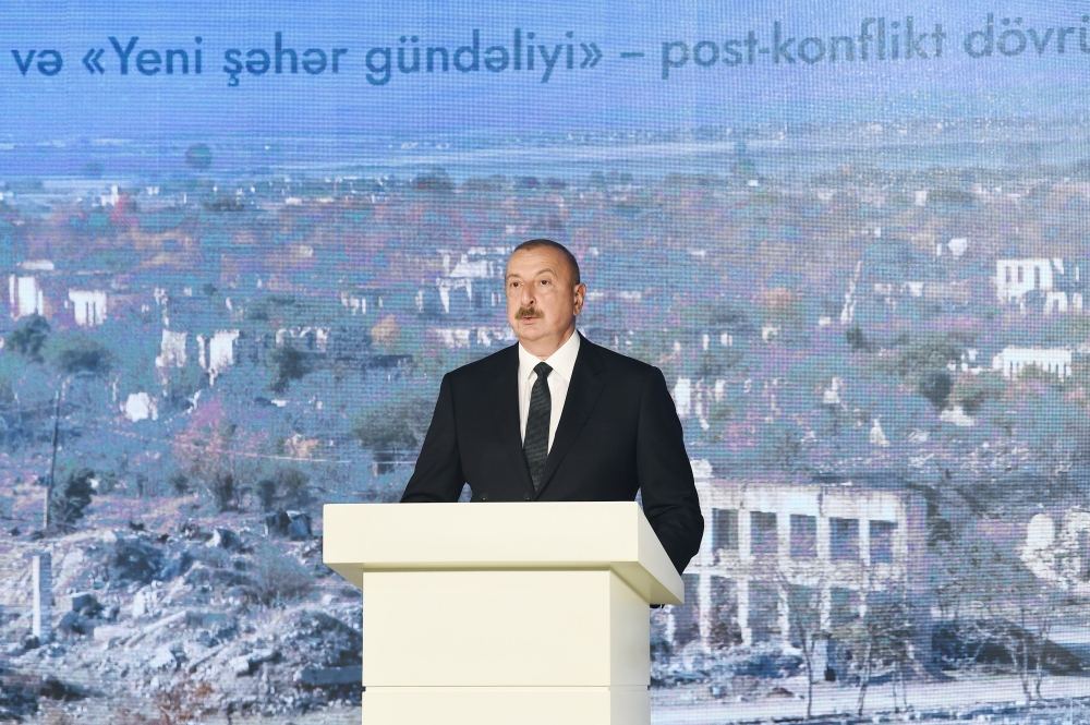 Президент Ильхам Алиев выступил на Азербайджанском национальном градостроительном форуме в Агдаме (ПОЛНАЯ РЕЧЬ ГЛАВЫ ГОСУДАРСТВА) (ВИДЕО)