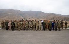 Foreign military attachés accredited to Azerbaijan visit mass grave site in Khojavand (PHOTO)
