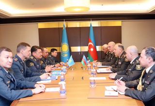 Chiefs of General Staff of Azerbaijan and Kazakhstan meet
