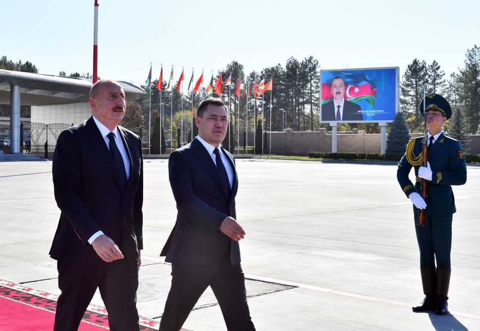 Завершился государственный визит Президента Ильхама Алиева в Кыргызстан (ФОТО)
