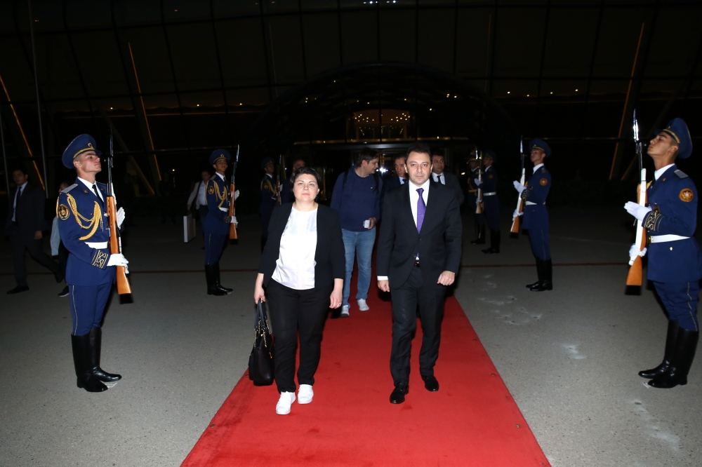 Завершился официальный визит премьер-министра Молдовы Натальи Гаврилицы в Азербайджан (ФОТО)