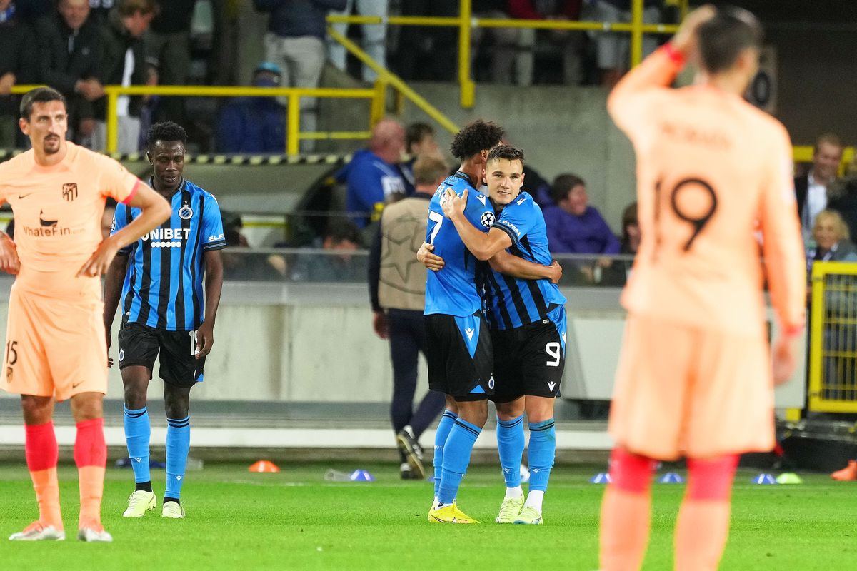 Club Brugge earn Atletico draw to reach Champions League knock-outs