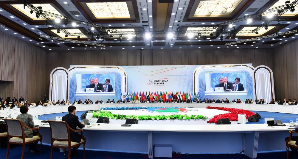 President Ilham Aliyev takes part in plenary session of 6th Summit of Conference on Interaction and Confidence Building Measures in Asia in Astana (PHOTO/VIDEO)