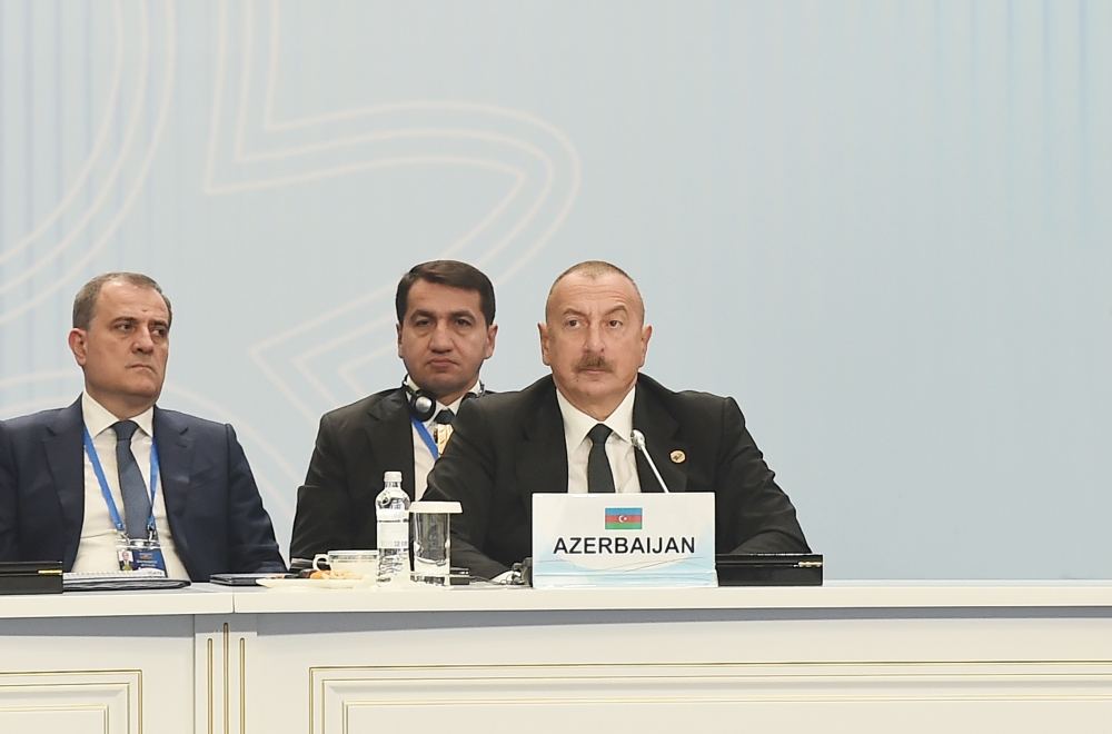 Президент Ильхам Алиев: Азербайджан за счет собственных ресурсов проводит широкомасштабные строительные работы на освобожденных от оккупации территориях (Полная речь главы государства)