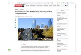 Austrian media publishes article on Azerbaijan's growing role in energy security of Europe