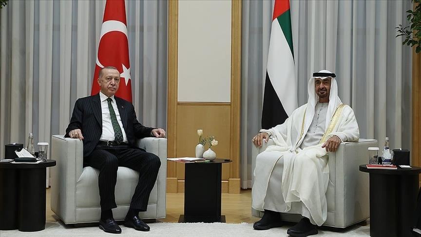 Erdogan holds phone talks with President of United Arab Emirates