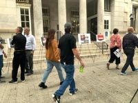 В США прошла выставка-акция, отражающая военные преступления Армении (ФОТО)