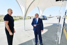 President Ilham Aliyev attends opening of Shukurbayli-Jabrayil section of Shukurbayli-Jabrayil-Hadrut highway (PHOTO/VIDEO)