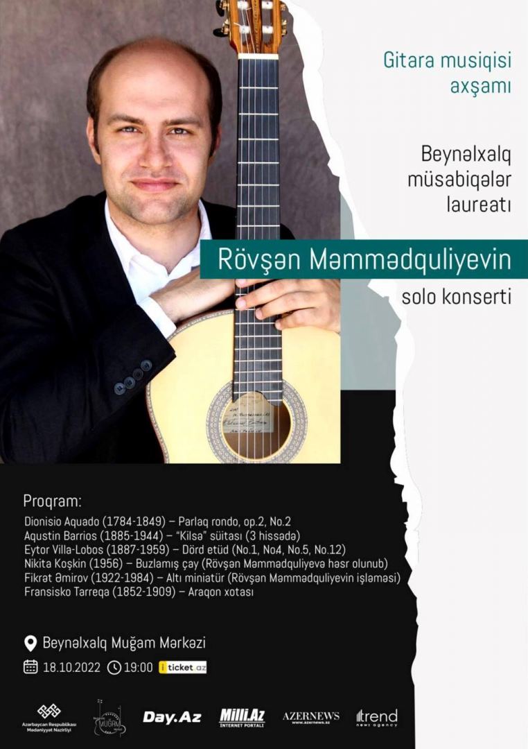 В Баку прошел концерт всемирно известного гитариста из России Ровшана Мамедгулиева (ВИДЕО, ФОТО)