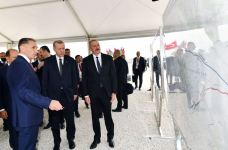 President Ilham Aliyev and President Recep Tayyip Erdogan lay foundation stone for Gumlag railway station in Jabrayil district (PHOTO/VIDEO)