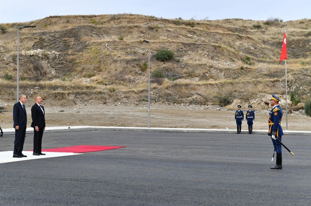 Official welcome ceremony held for President of Turkiye Recep Tayyip Erdogan in Jabrayil city (PHOTO/VIDEO)