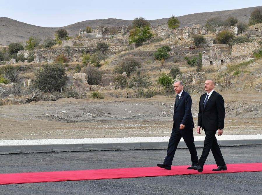 Official welcome ceremony held for President of Turkiye Recep Tayyip Erdogan in Jabrayil city (PHOTO/VIDEO)