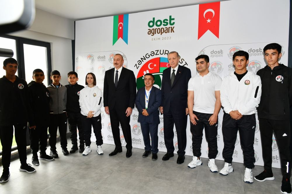 President Ilham Aliyev and President Erdogan attend opening of first stage of “Dost Agropark" smart agricultural complex in Zangilan (PHOTO/VIDEO)