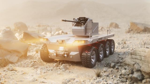 В Турции представят беспилотный военный автомобиль тяжелого класса Kapgan