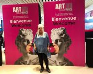 Нигяр Нариманбекова представила работы азербайджанских художников в Carrousel du Louvre в  Париже (ФОТО)