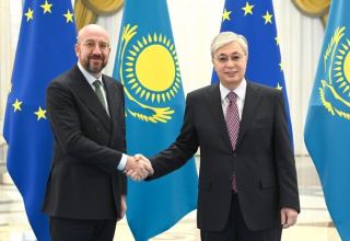 Kazakhstan and European Council discuss opportunities Trans-Caspian International Transport Route offers