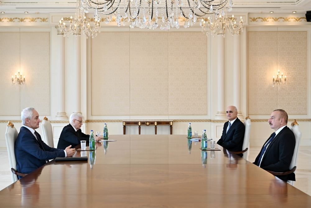 President Ilham Aliyev receives First Deputy Prime Minister of Russia (VIDEO)