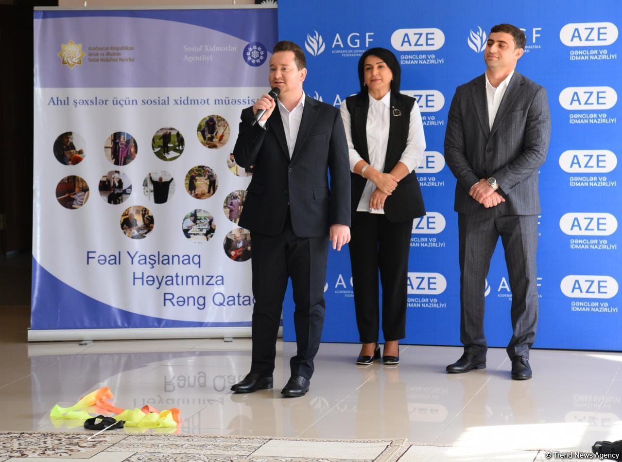 Azerbaijani social center for elderly citizens hosts 'Gymnastics for All' event (PHOTO)