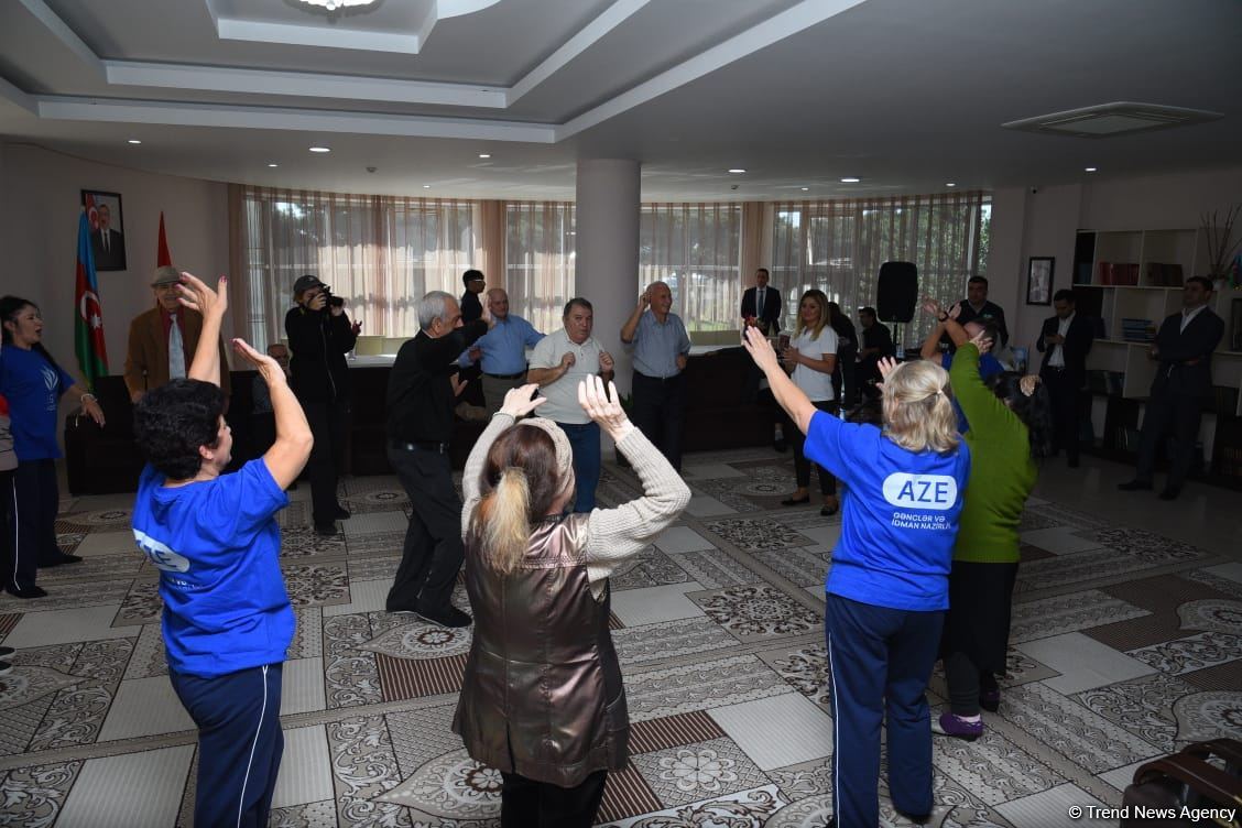 Azerbaijani social center for elderly citizens hosts 'Gymnastics for All' event (PHOTO)