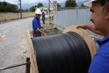 Azerbaijan reveals number of households provided with fiber-optic internet (PHOTO)