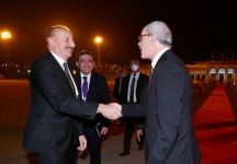 President Ilham Aliyev ended his visit to Algeria (PHOTO)