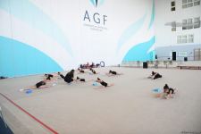 В Национальной арене гимнастики в Баку проходят учебно-тренировочные сборы спортсменок из Гянджи и Масаллы (ФОТО)