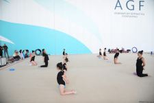 Milli Gimnastika Arenasında Gəncə və Masallı idmançılarının təlim-məşq toplanışı keçirilir (FOTO)