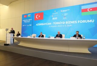В Баку проходит азербайджано-турецкий бизнес форум (ФОТО)