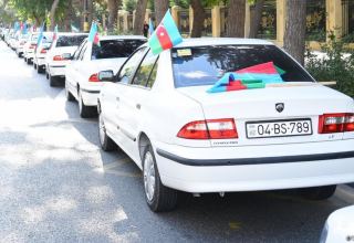 "Victory" car rally kicks off in Baku (PHOTO)