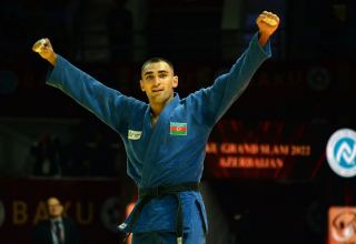 Azerbaijan national team wins fourth gold medal at Grand Slam tournament