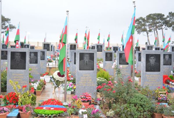 Министр здравоохранения Азербайджана посетил могилы шехидов Отечественной войны (ФОТО)