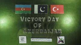 Pakistan holds flashmobs dedicated to Azerbaijan's Victory Day (VIDEO)
