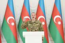 President Ilham Aliyev, First Lady Mehriban Aliyeva attend event organized on occasion of Victory Day in Shusha (PHOTO/VIDEO)