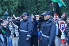 В связи с Днем Победы в Баку прошло шествие в сопровождении военных оркестров (ФОТО/ВИДЕО)