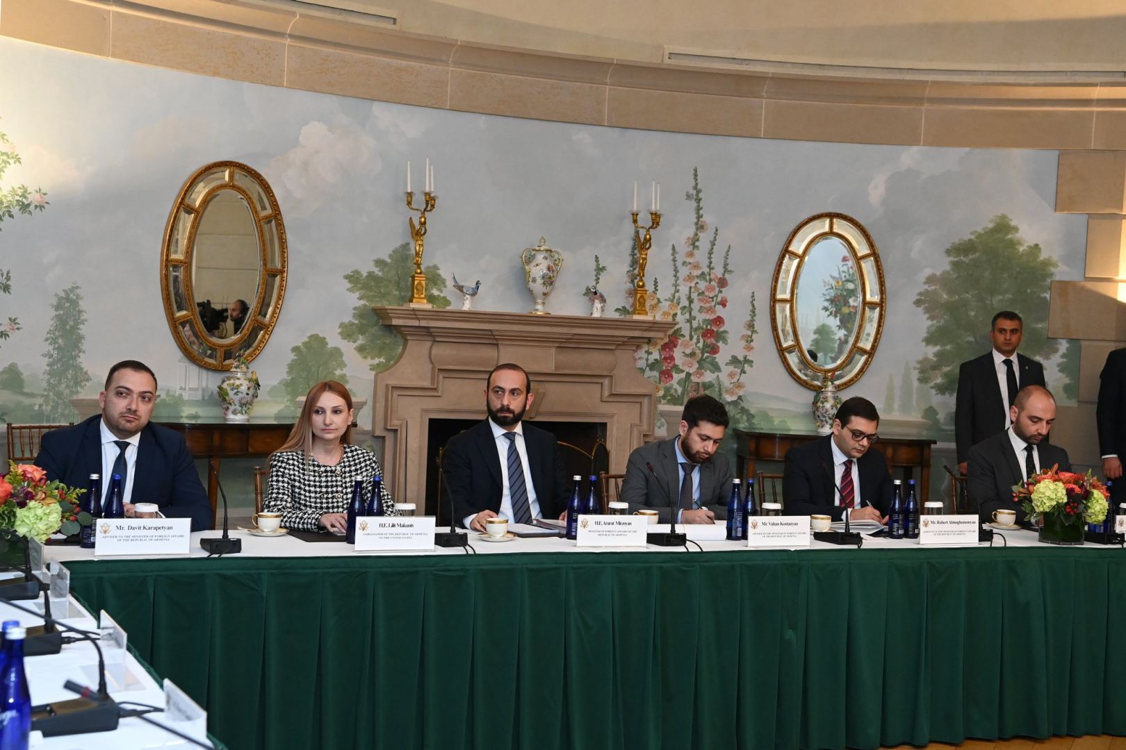 Trilateral meeting of FMs of Azerbaijan and Armenia with US Secretary of State takes place in Washington (PHOTO)