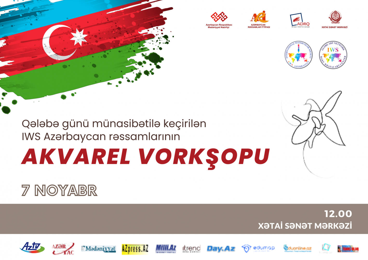 В Баку проведен творческий воркшоп, посвященный Дню Победы (ФОТО