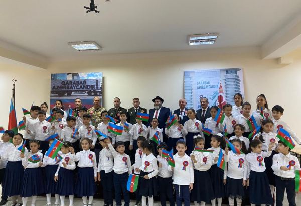 В еврейской школе отметили День Победы Азербайджана (ВИДЕО, ФОТО)
