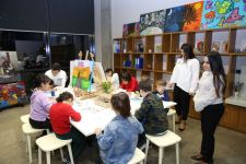 Vice-President of Heydar Aliyev Foundation Leyla Aliyeva visits DOST Center for Inclusive Development and Creativity (PHOTO)