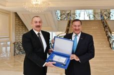 President Ilham Aliyev receives president of European Olympic Committees (PHOTO/VIDEO)