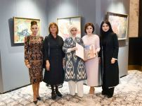 First Lady of Azerbaijan Mehriban Aliyeva viewed "Colors of Uzbekistan" exhibition in Samarkand (PHOTO/VIDEO)