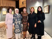 First Lady of Azerbaijan Mehriban Aliyeva viewed "Colors of Uzbekistan" exhibition in Samarkand (PHOTO/VIDEO)