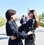First Lady of Azerbaijan Mehriban Aliyeva visits "Eternal City" historical and ethnographic complex (PHOTO/VIDEO)