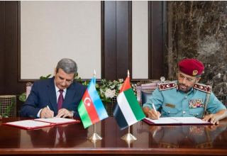 Azerbaijani, UAE Ministries of Internal Affairs sign MoU