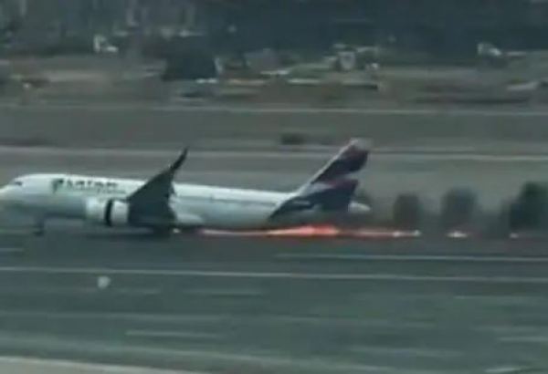 LATAM Airlines plane crashes on Peruvian runway, two firefighters dead